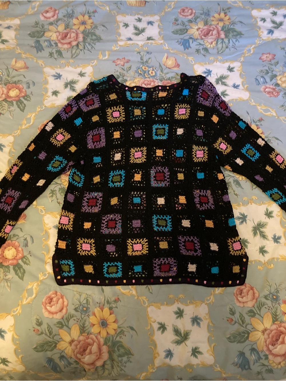 Multicolor Crochet Top - Picture 7 of 8